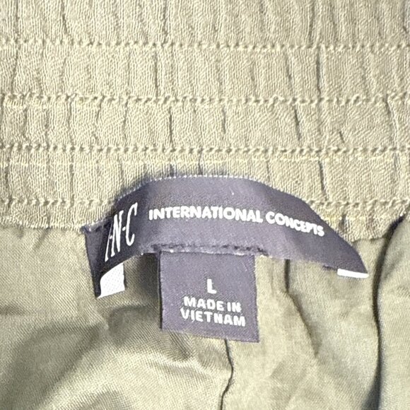 I.N.C. International Concepts High-Rise Wide-Leg Pants NWT W Pockets Size Large - Picture 8 of 10